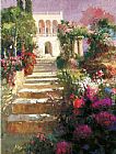 Pino Famous Paintings - Summer Stairway